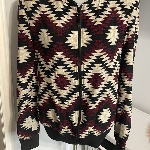 Anthropologie TYLHO Tribal Full Zip jacket size S - Picture 3 of 7